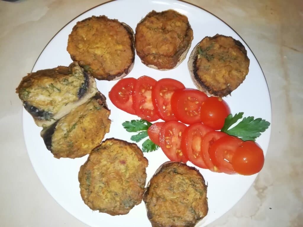 Ciuperci umplute cu linte - foto 5