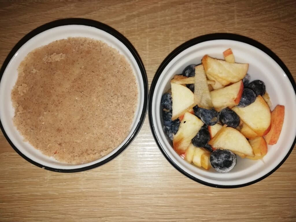Crumble cu afine