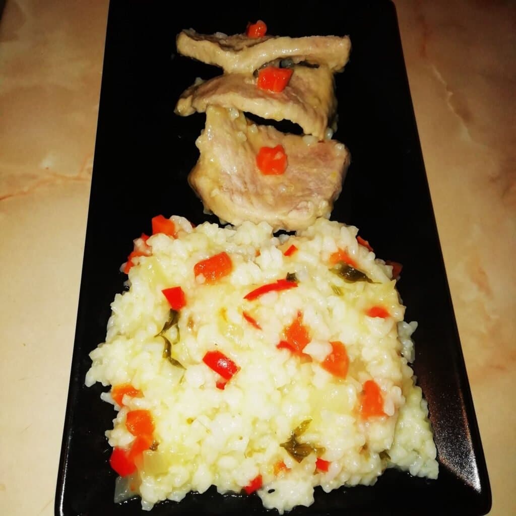 Pilaf cu cotlet de porc - foto 12