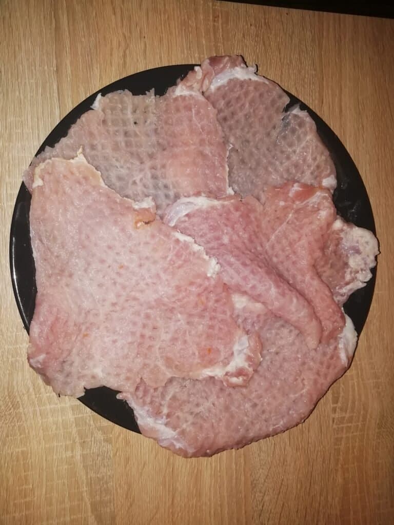 Ruladă din cotlet de porc și conopidă la cuptor