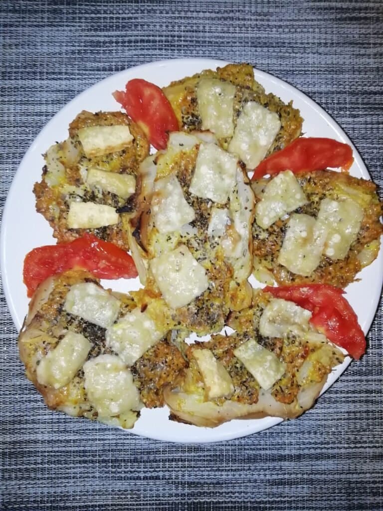 Varză pané la cuptor