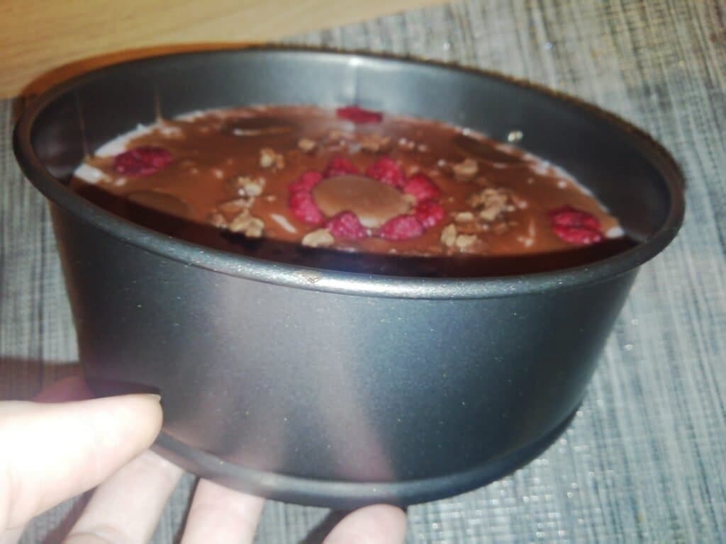Cheesecake cu ciocolata si zmeura - foto 13