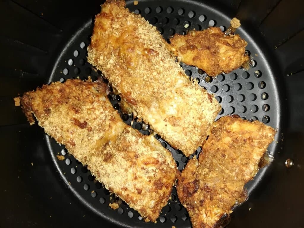 Șalău în crustă din fulgi de drojdie inactivă în Air Fryer - foto 2